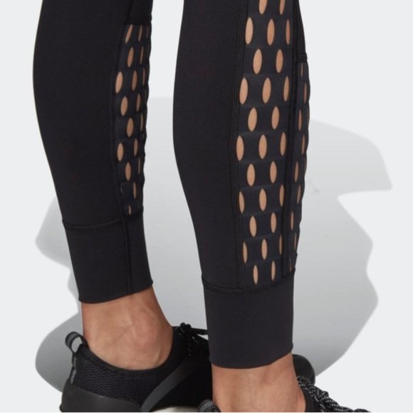 👋Adidas by Stella McCartney Training Believe This Legging Black Size Small - Picture 4 of 15